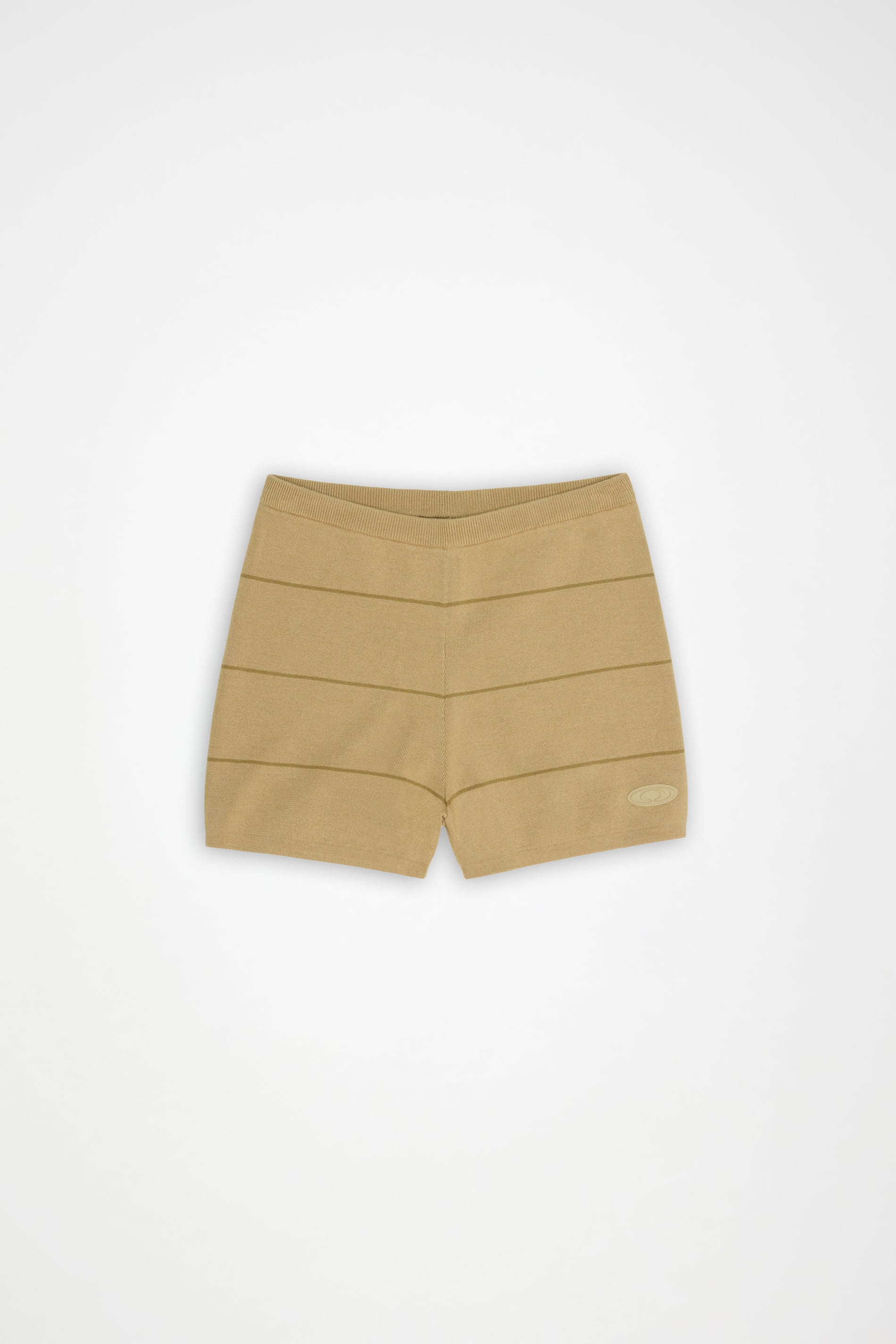 Gestreifte Strick-W-Slacks