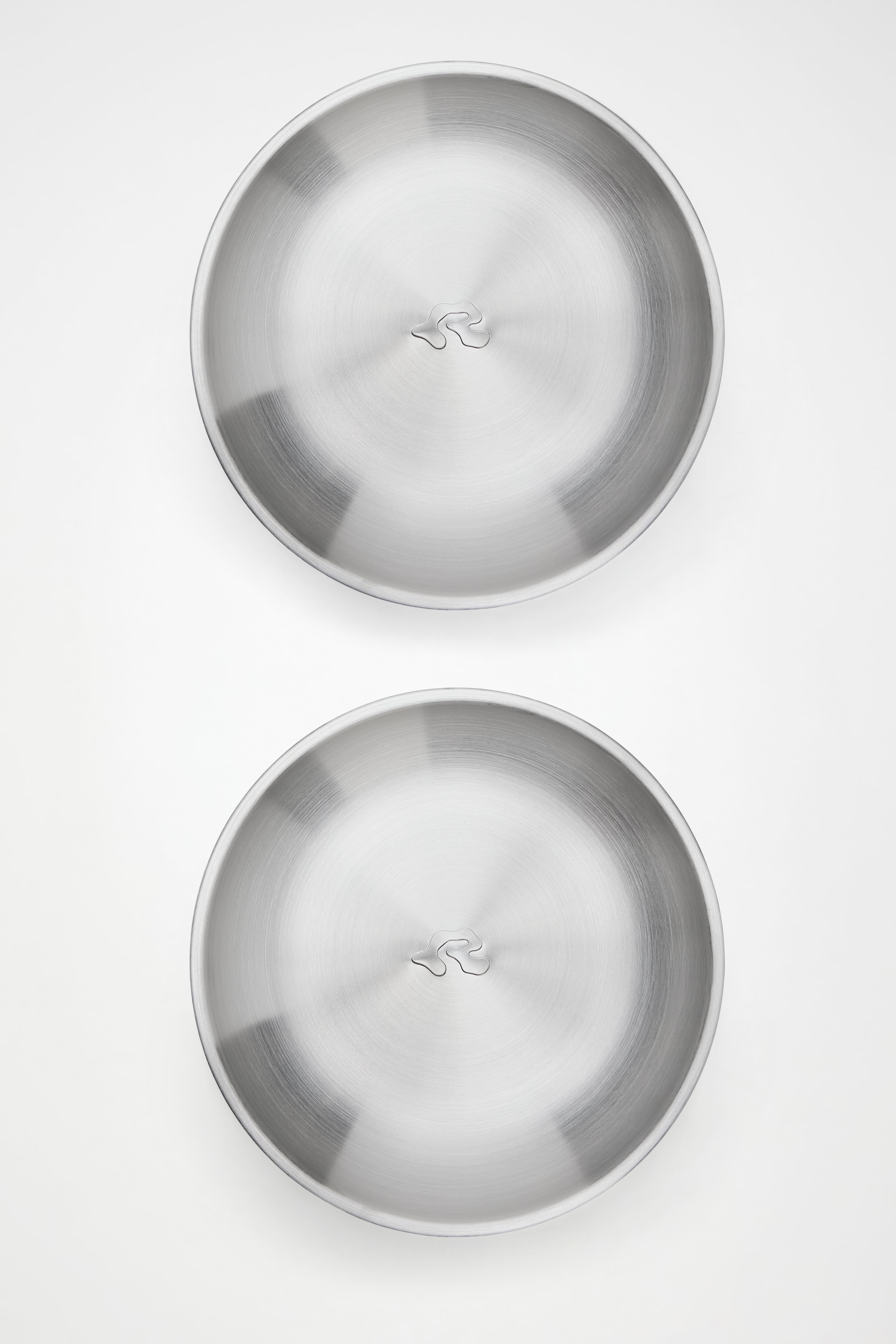 Edelstahl 2er-Pack Tiefenplatten