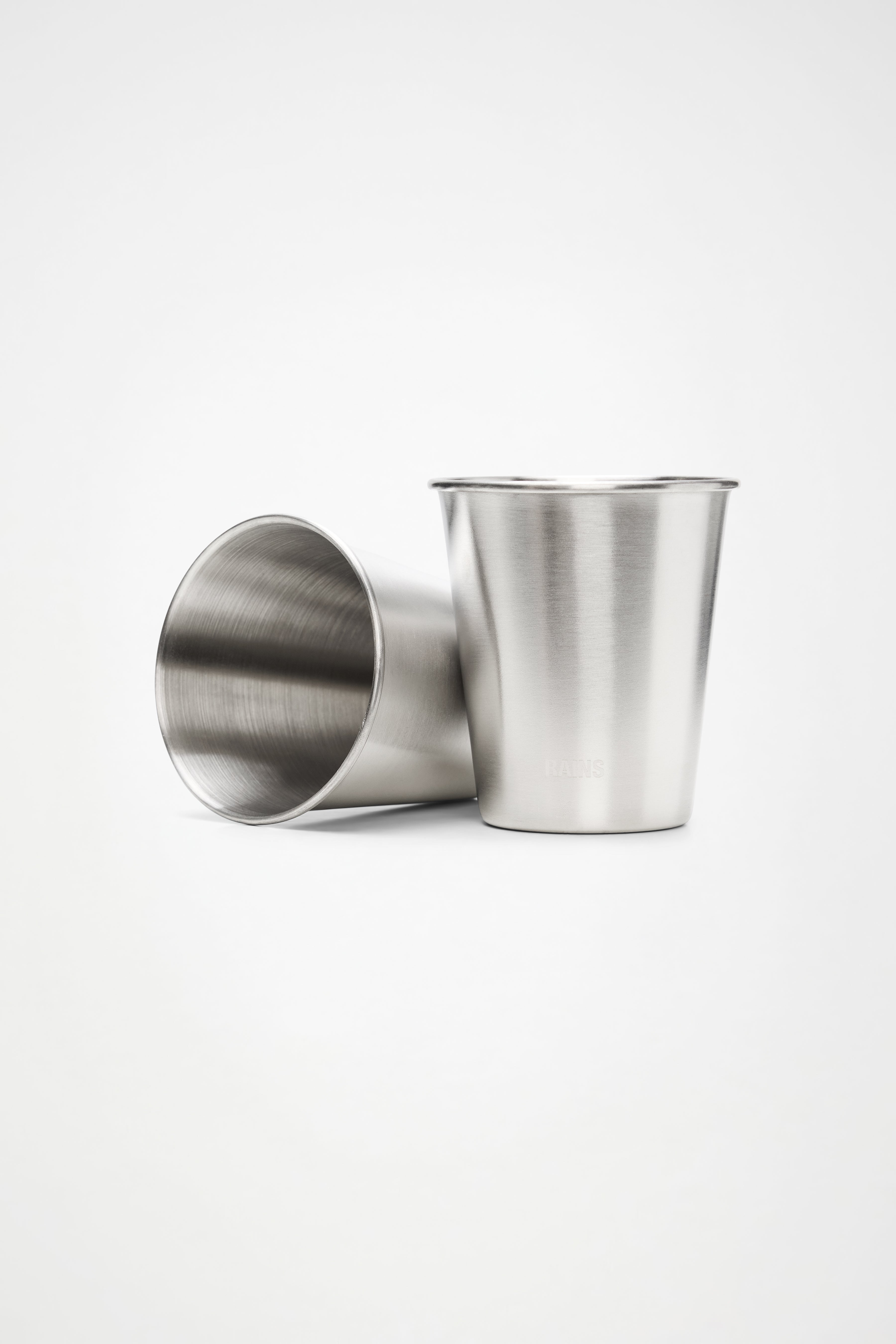 Edelstahl 2er-Set Becher 300 ml